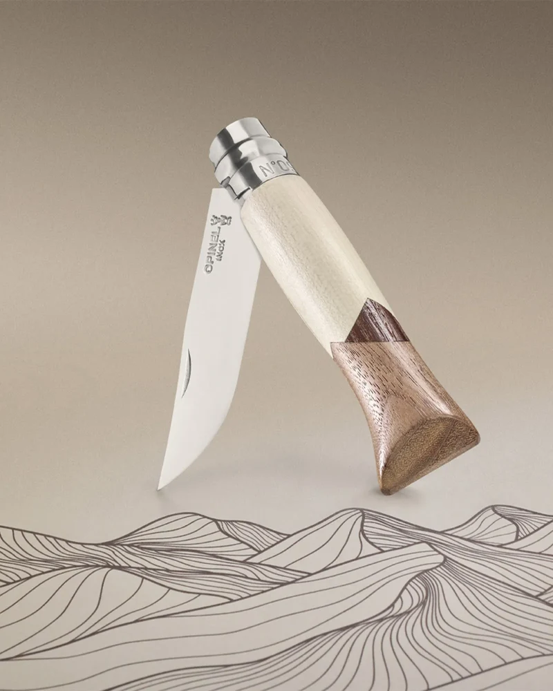 Couteau acier inoxydable Opinel N°09 Cime à personnaliser