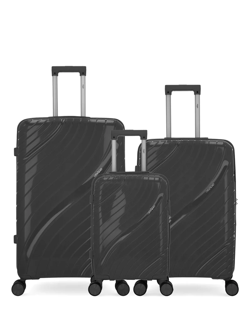 Lot de 3 Valises Grand Format, Taille Moyenne et Cabine XS LYRA