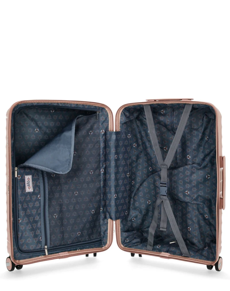 Lot de 2 Valises Rigides Taille Moyenne et Cabine VELA