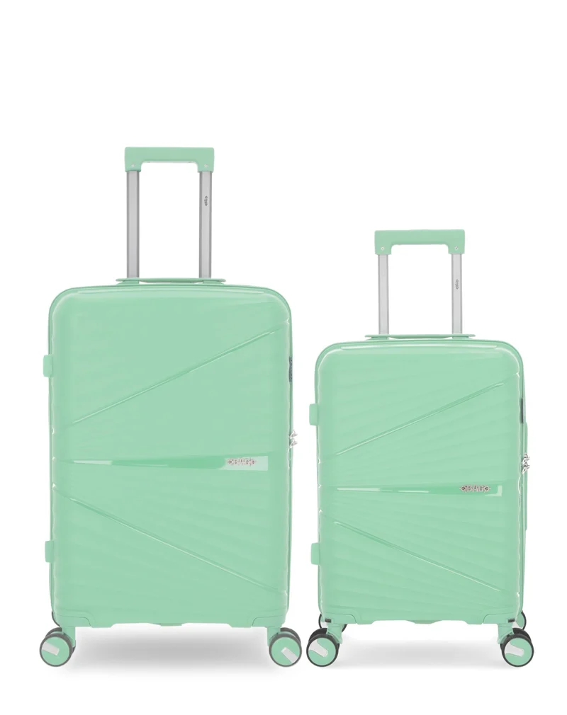 Lot de 2 Valises Rigides Taille Moyenne et Cabine VELA