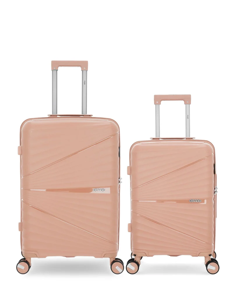 Lot de 2 Valises Rigides Taille Moyenne et Cabine VELA
