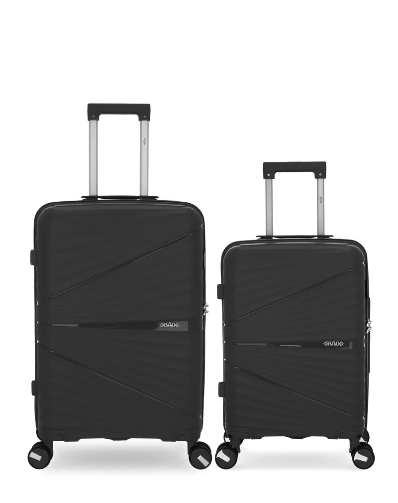 Lot de 2 Valises Rigides Taille Moyenne et Cabine VELA