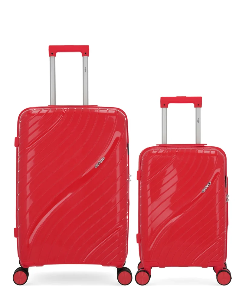 Lot de 2 Valises Rigides Taille Moyenne et Cabine XS LYRA