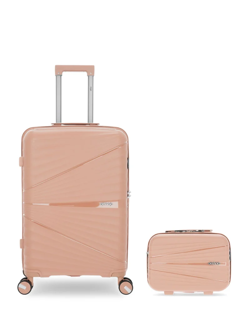 Lot de 2 Valises Rigides Taille Moyenne et Grand Vanity VELA