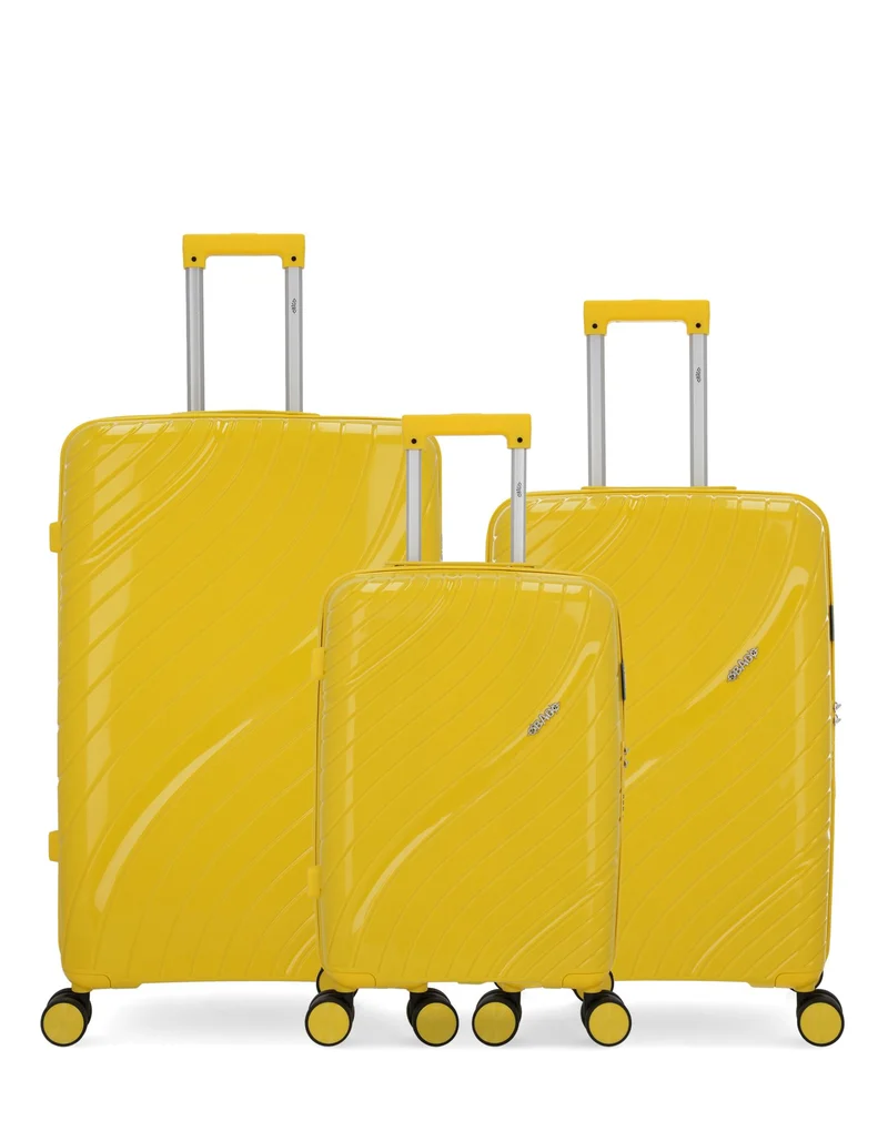 Lot de 3 Valises Rigides Grand Format, Taille Moyenne et Cabine LYRA
