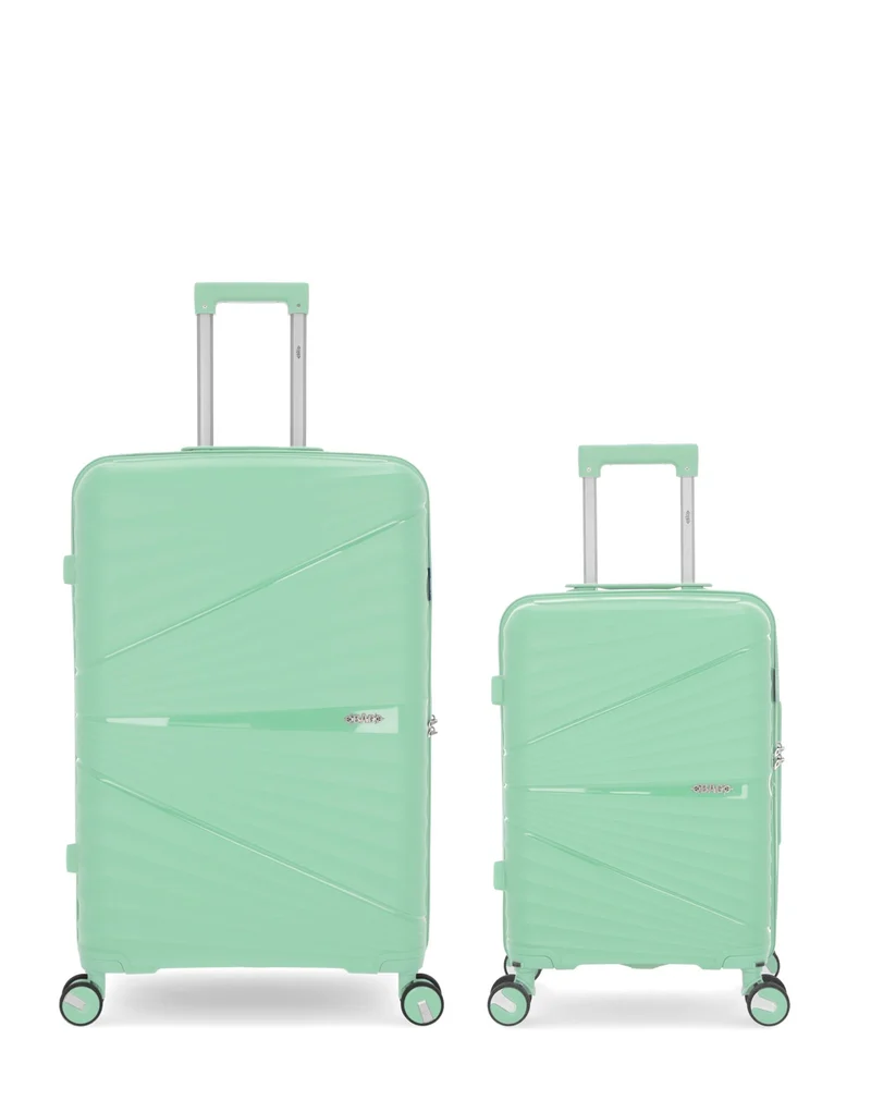 Lot de 2 Valises Rigides Grand Format et Cabine VELA