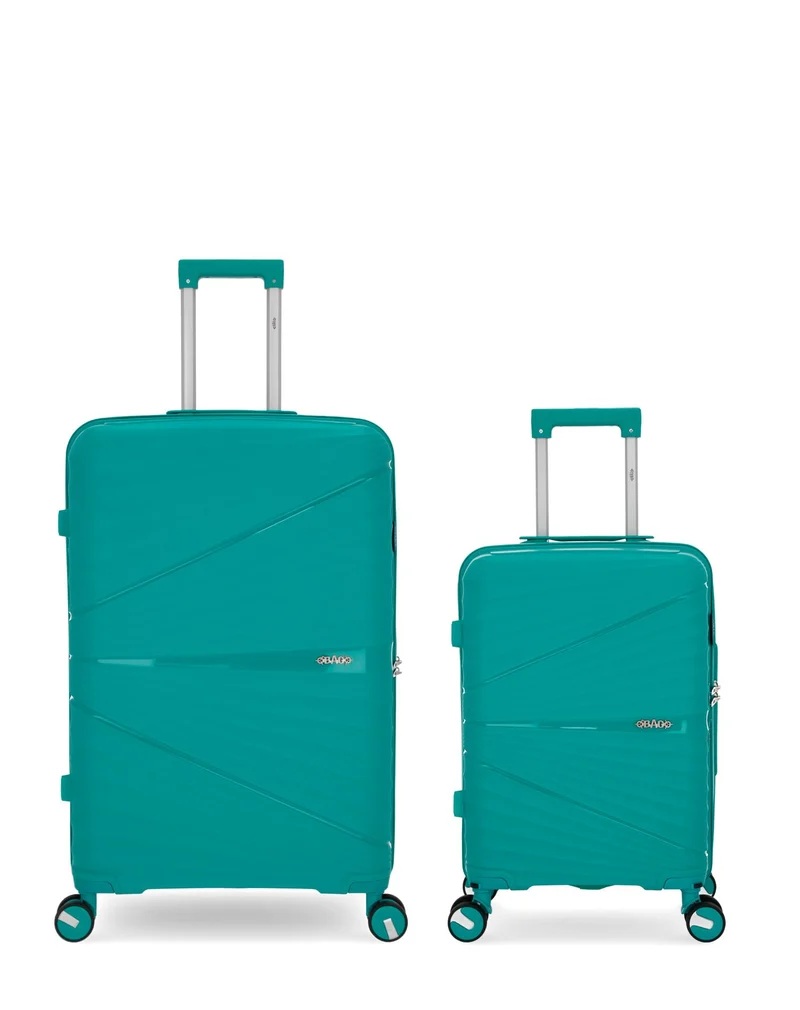 Lot de 2 Valises Rigides Grand Format et Cabine VELA