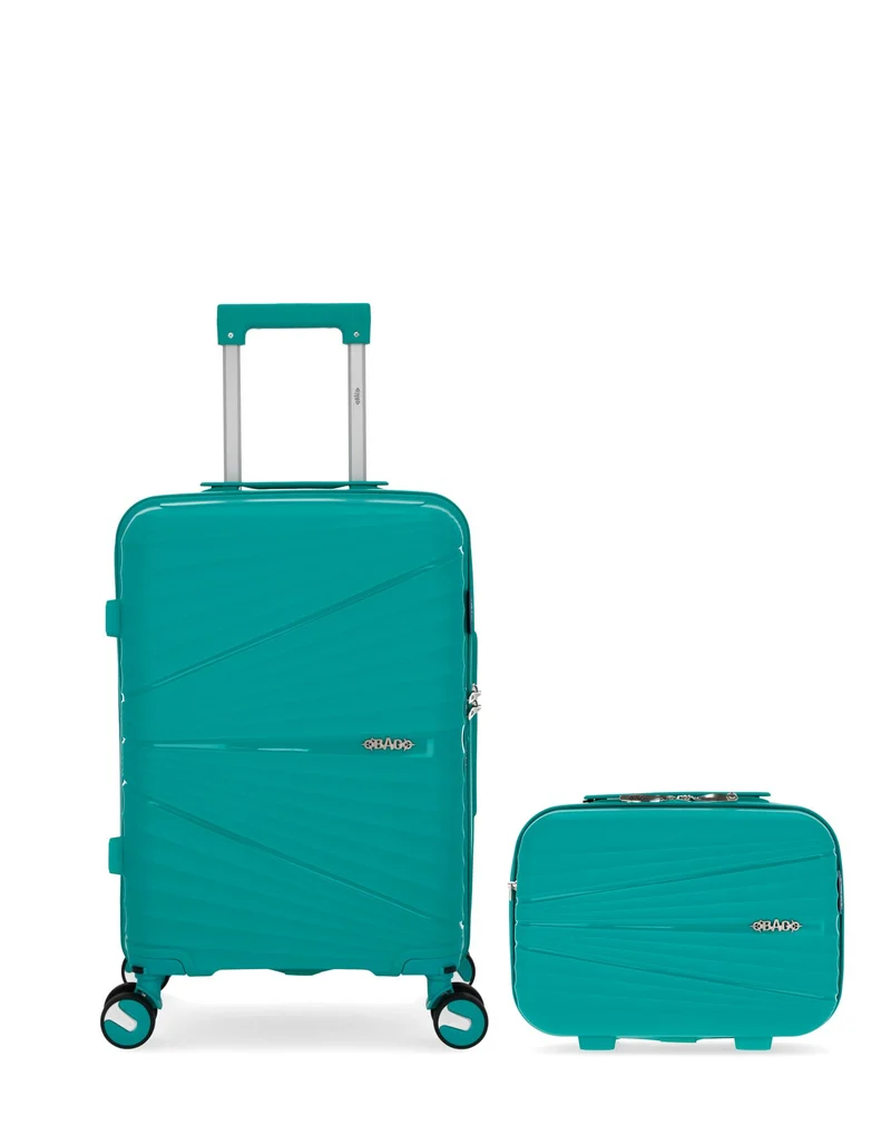 Lot de 2 Valises Rigides Cabine et Grand Vanity VELA