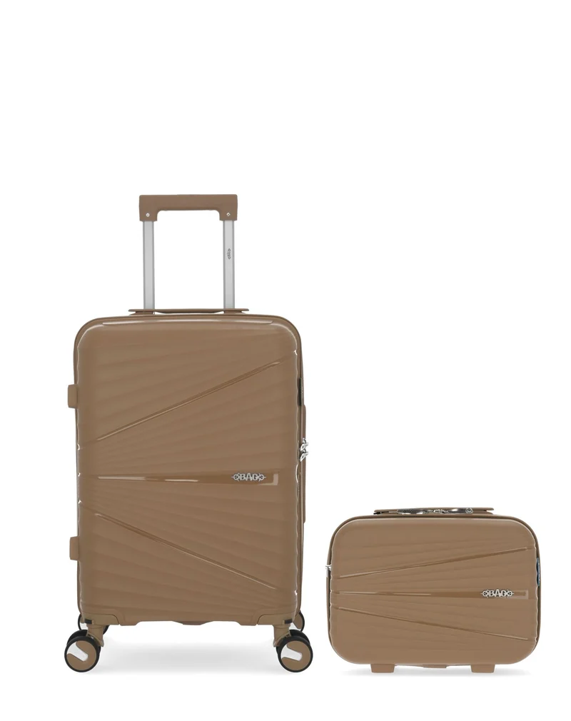Lot de 2 Valises Rigides Cabine et Grand Vanity VELA