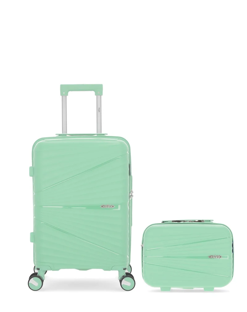 Lot de 2 Valises Rigides Cabine et Grand Vanity VELA