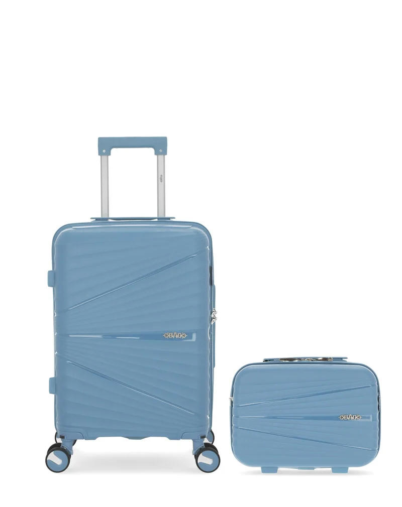Lot de 2 Valises Rigides Cabine et Grand Vanity VELA