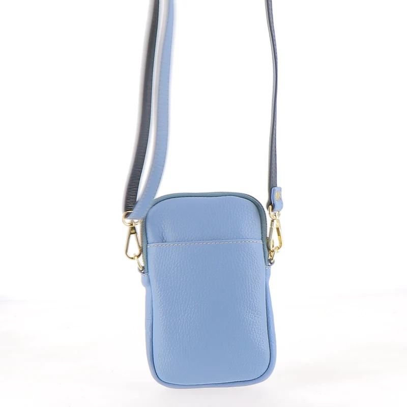 Sac Porté Épaule / Porté Croisé Isabelle - Bleu Acier