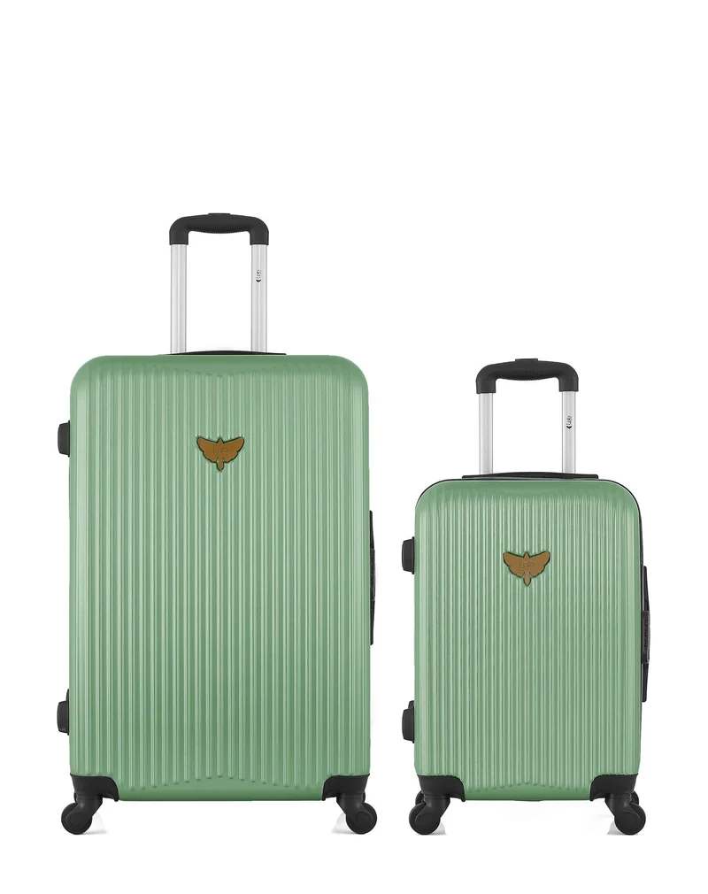 Lot de 2 Valises Rigides Grand Format et Cabine AGATA