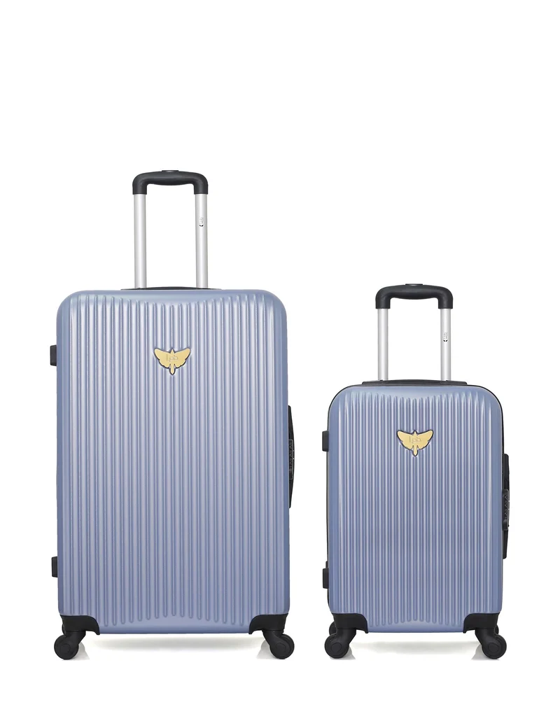 Lot de 2 Valises Rigides Grand Format et Cabine AGATA