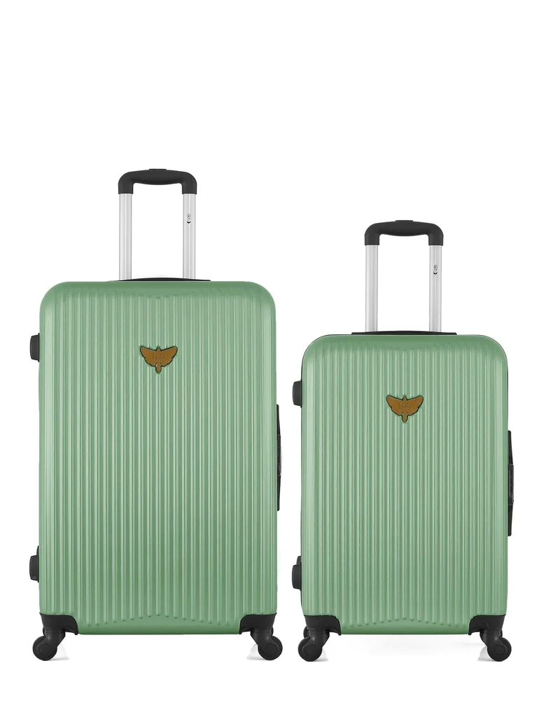 Lot de 2 Valises Rigides Grand Format et Taille Moyenne AGATA