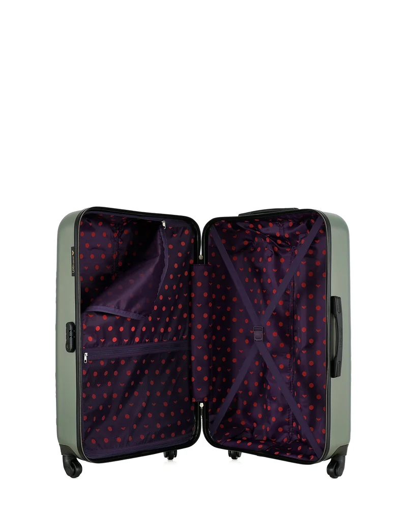 Lot de 3 Valises Rigides Grand Format, Taille Moyenne et Cabine XXS NAIS