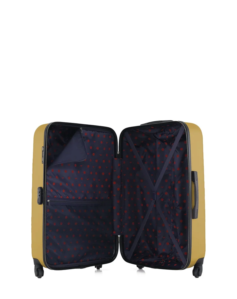 Lot de 3 Valises Rigides Grand Format, Taille Moyenne et Cabine NAIS