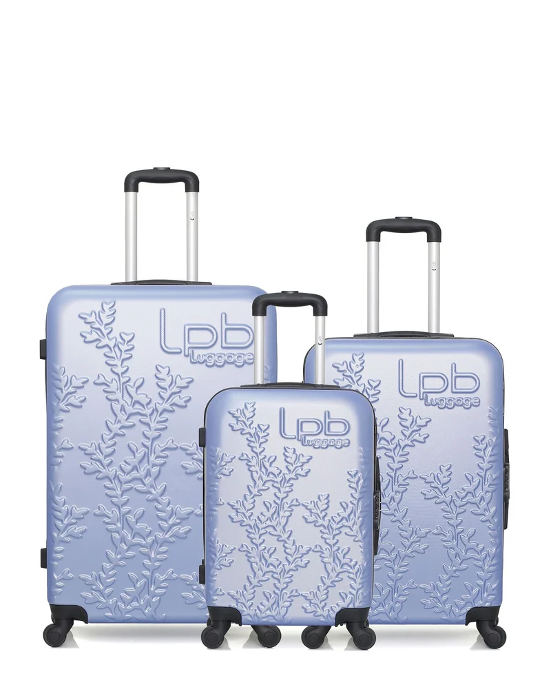 Lot de 3 Valises Rigides Grand Format, Taille Moyenne et Cabine NAIS
