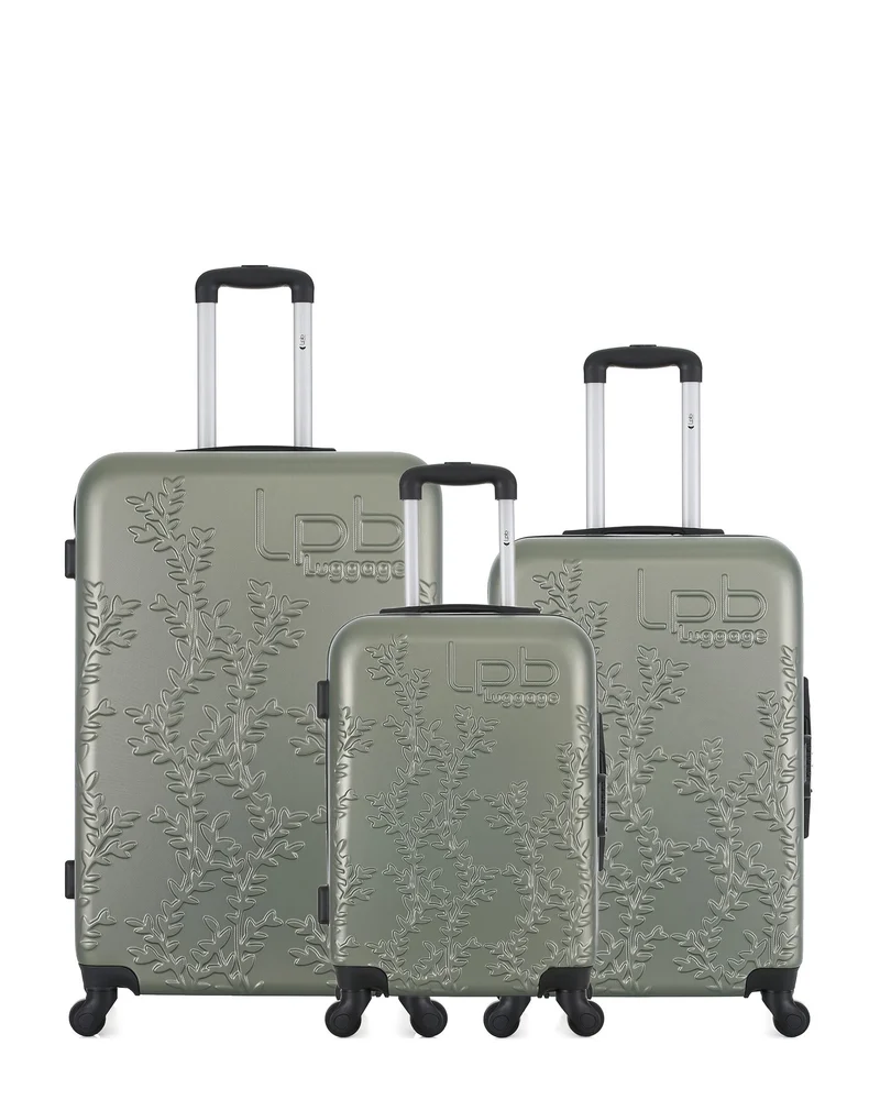 Lot de 3 Valises Rigides Grand Format, Taille Moyenne et Cabine NAIS