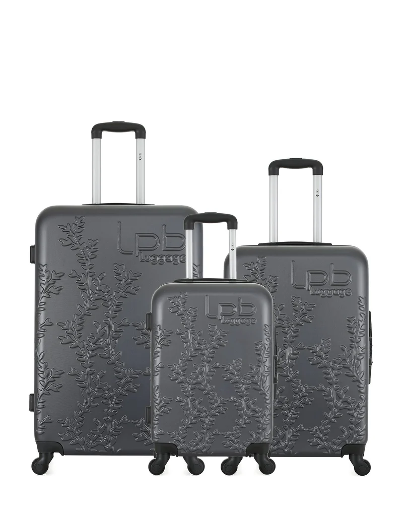 Lot de 3 Valises Rigides Grand Format, Taille Moyenne et Cabine NAIS