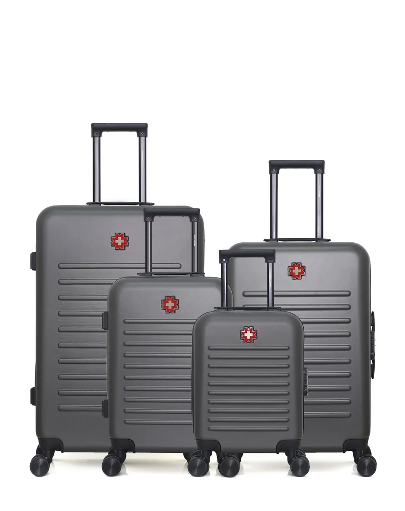 Lot de 4 Valises Rigides Grand Format, Taille Moyenne, Cabine et Cabine XXS WIL