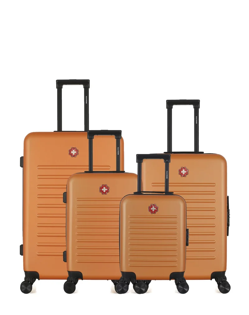 Lot de 4 Valises Rigides Grand Format, Taille Moyenne, Cabine et Cabine XXS WIL