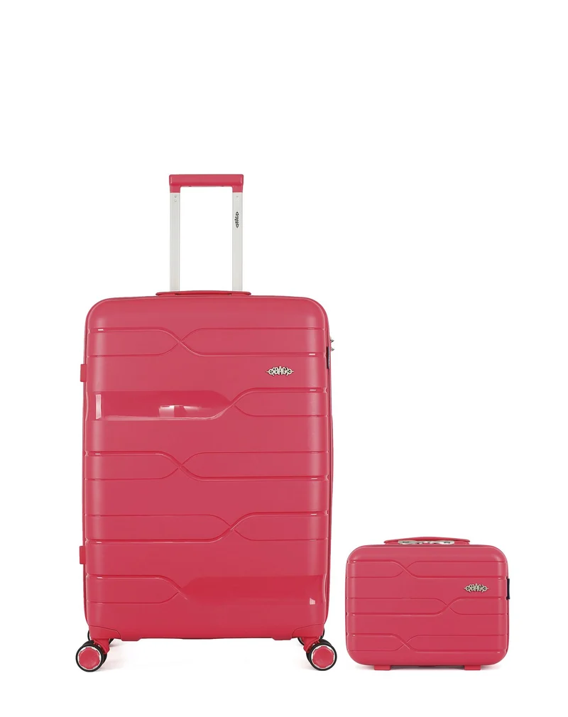 Lot de 2 Valises Rigides Grand Format et Grand Vanity PEGASE