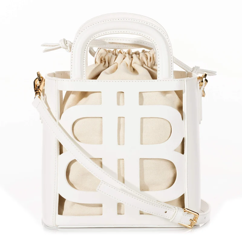 Sac à Main Seau LB - Blanc