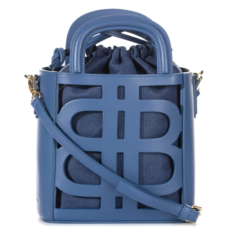 Sac à Main Seau LB - Bleu Marine