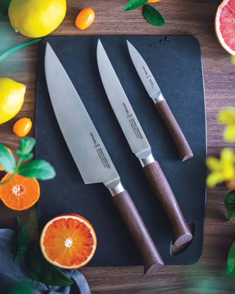 Set de couteaux de cuisine professionnels Opinel à personnaliser
