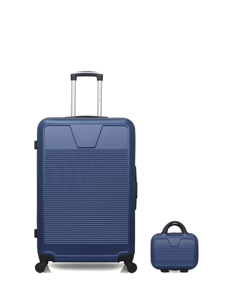 Lot de 2 Valises Rigides Grand Format et Vanity SELENGA