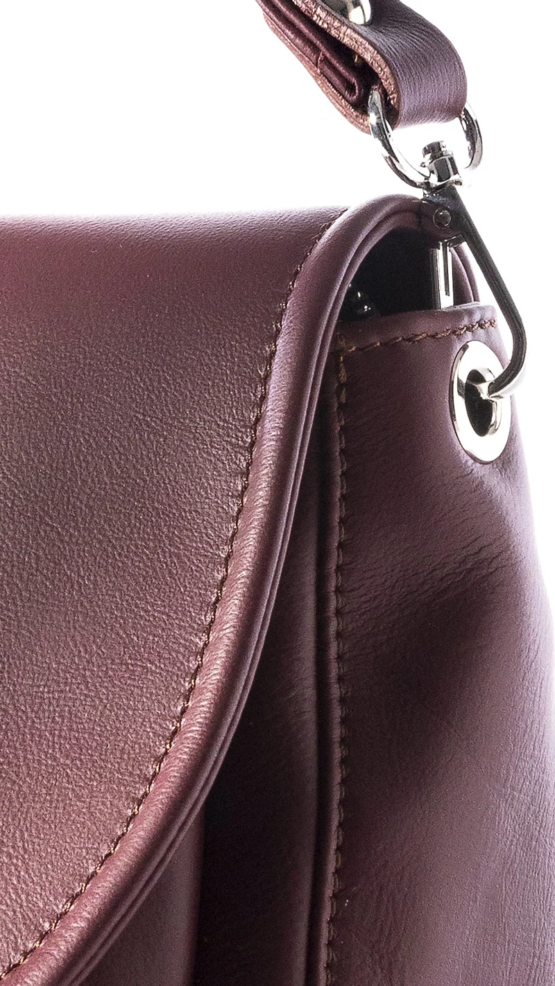 Sac Besace Porté Croisé Olivia - Bordeaux