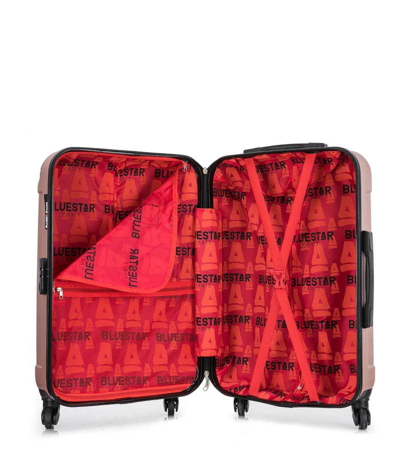 Lot de 3 Valises Rigides Taille Moyenne, Cabine et Cabine XXS MADRID