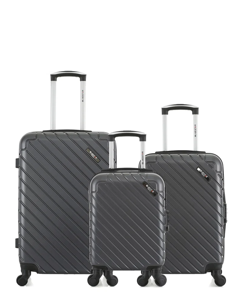 Lot de 3 Valises Rigides Taille Moyenne, Cabine et Cabine XXS CITE