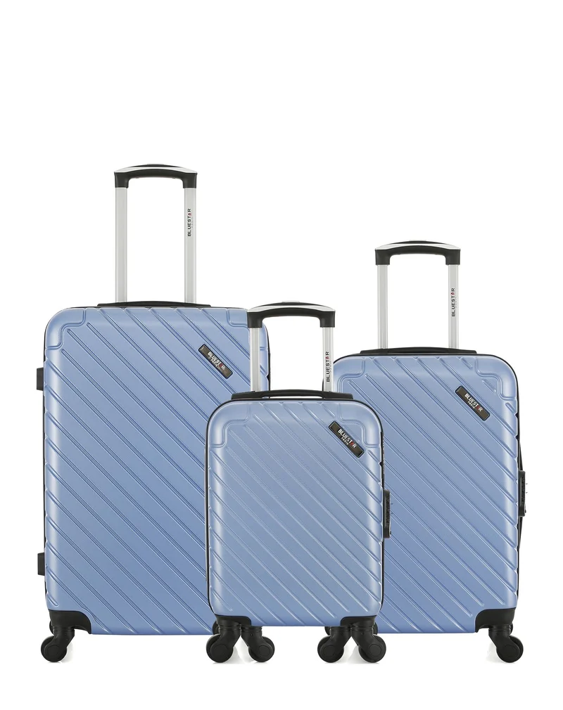 Lot de 3 Valises Rigides Taille Moyenne, Cabine et Cabine XXS CITE