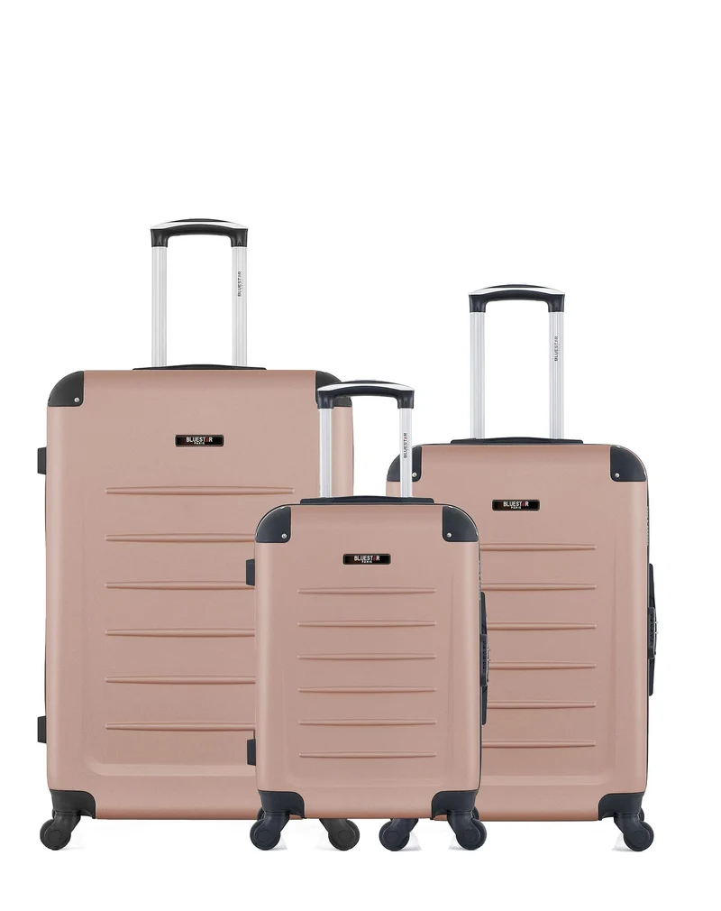 Lot de 3 Valises Rigides Grand Format, Taille Moyenne et Cabine OPERA