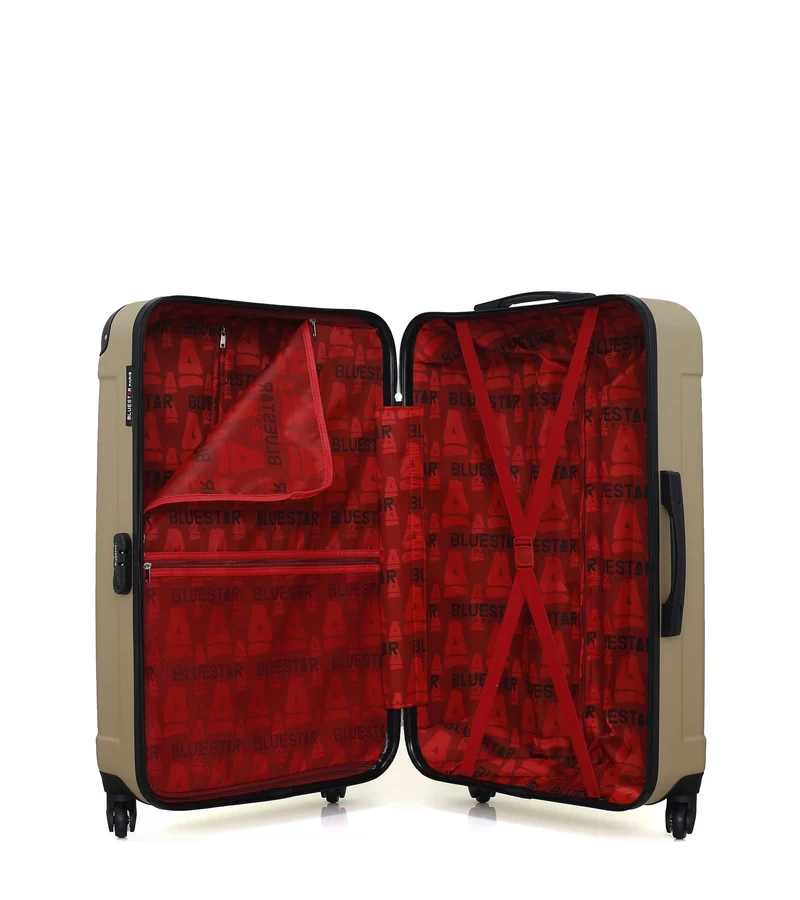 Lot de 3 Valises Rigides Grand Format, Taille Moyenne et Cabine MADRID
