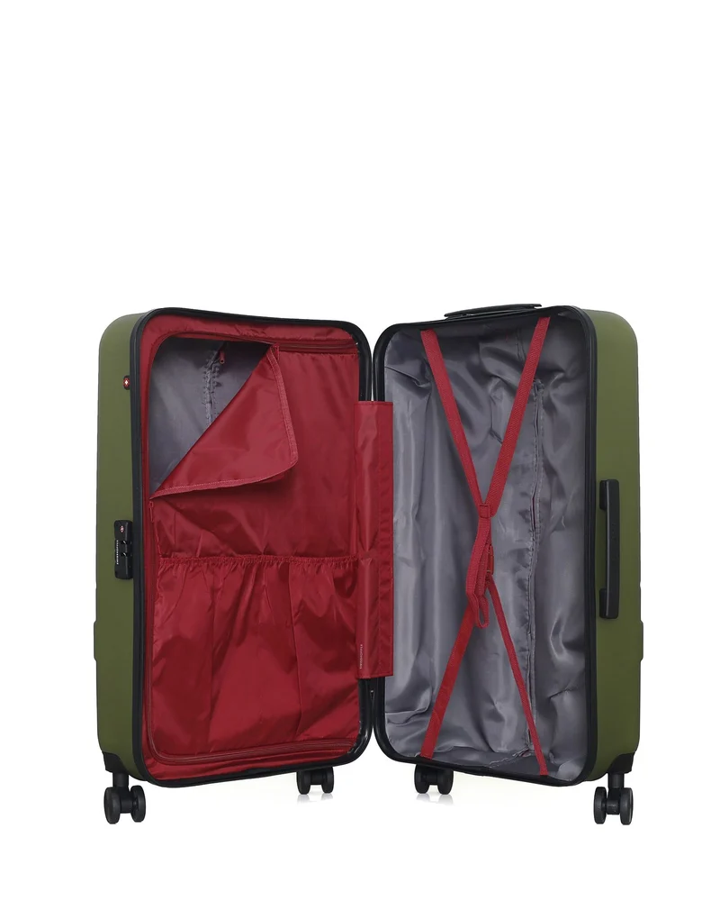 Lot de 4 Valises Rigides Grand Format, Taille Moyenne, Cabine XXS et Vanity USTER