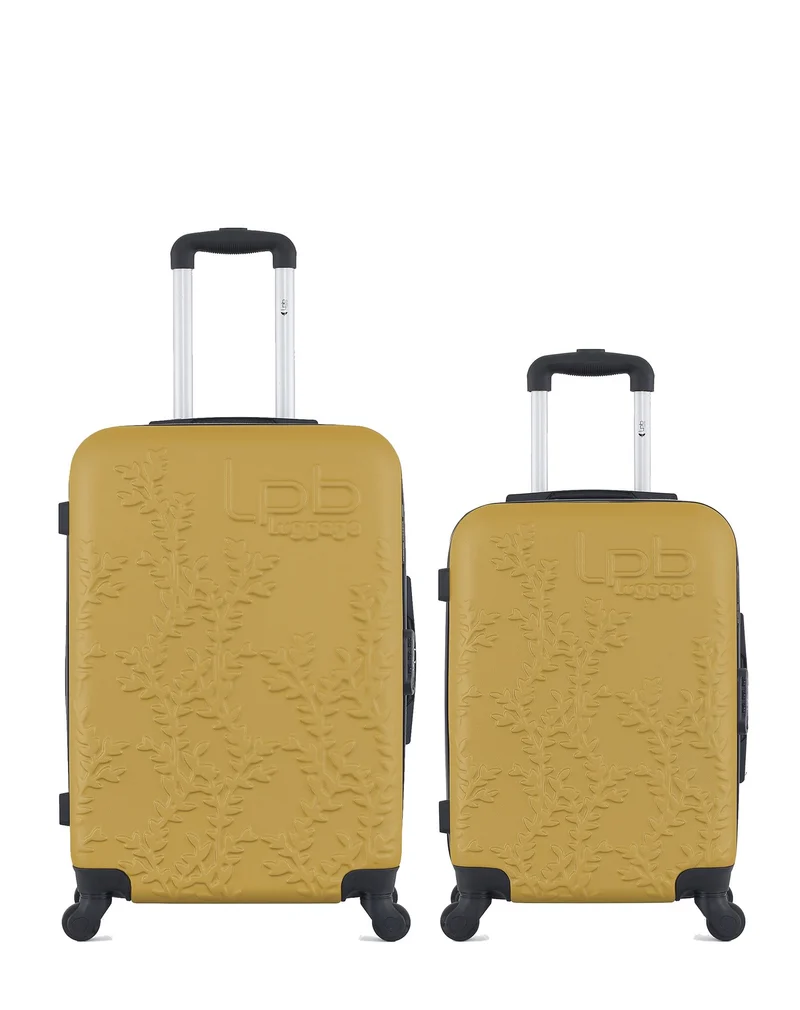 Lot de 2 Valises Rigides Taille Moyenne et Cabine NAIS