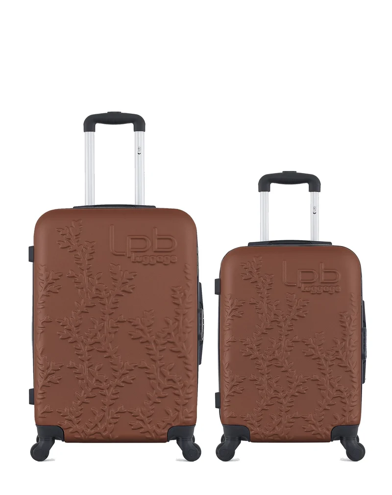 Lot de 2 Valises Rigides Taille Moyenne et Cabine NAIS