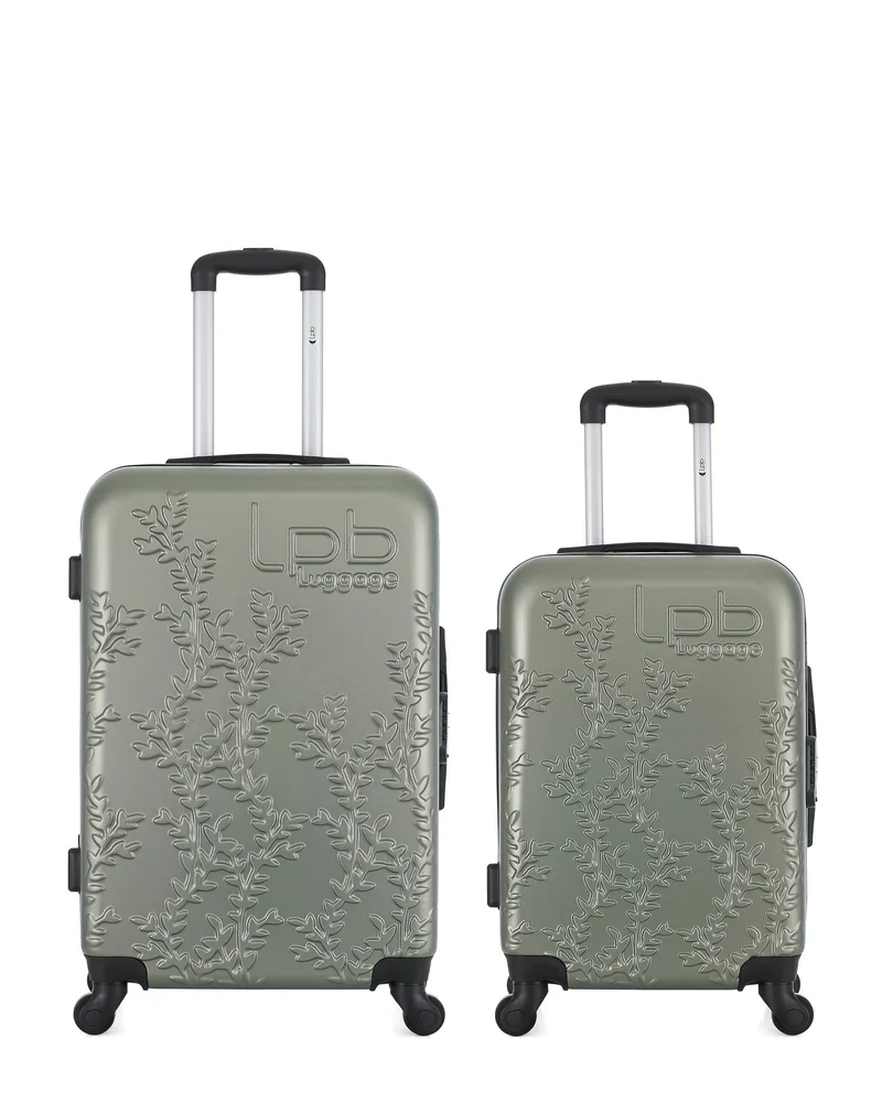 Lot de 2 Valises Rigides Taille Moyenne et Cabine NAIS