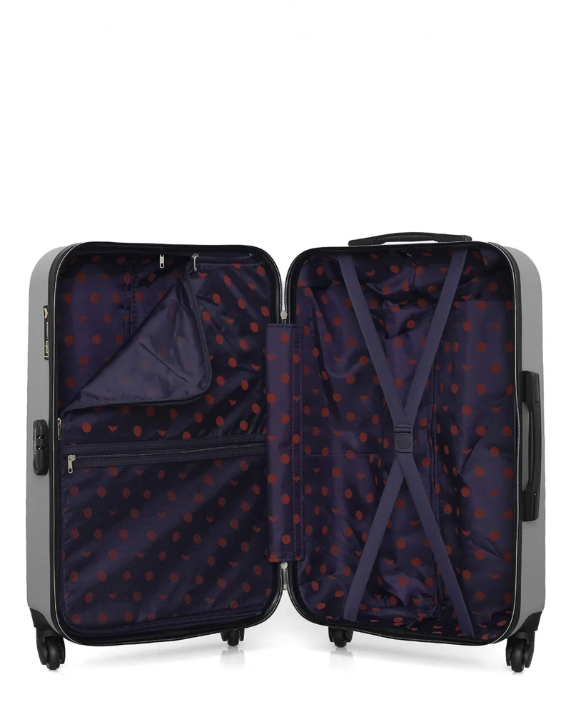 Lot de 2 Valises Rigides Taille Moyenne et Cabine NAIS