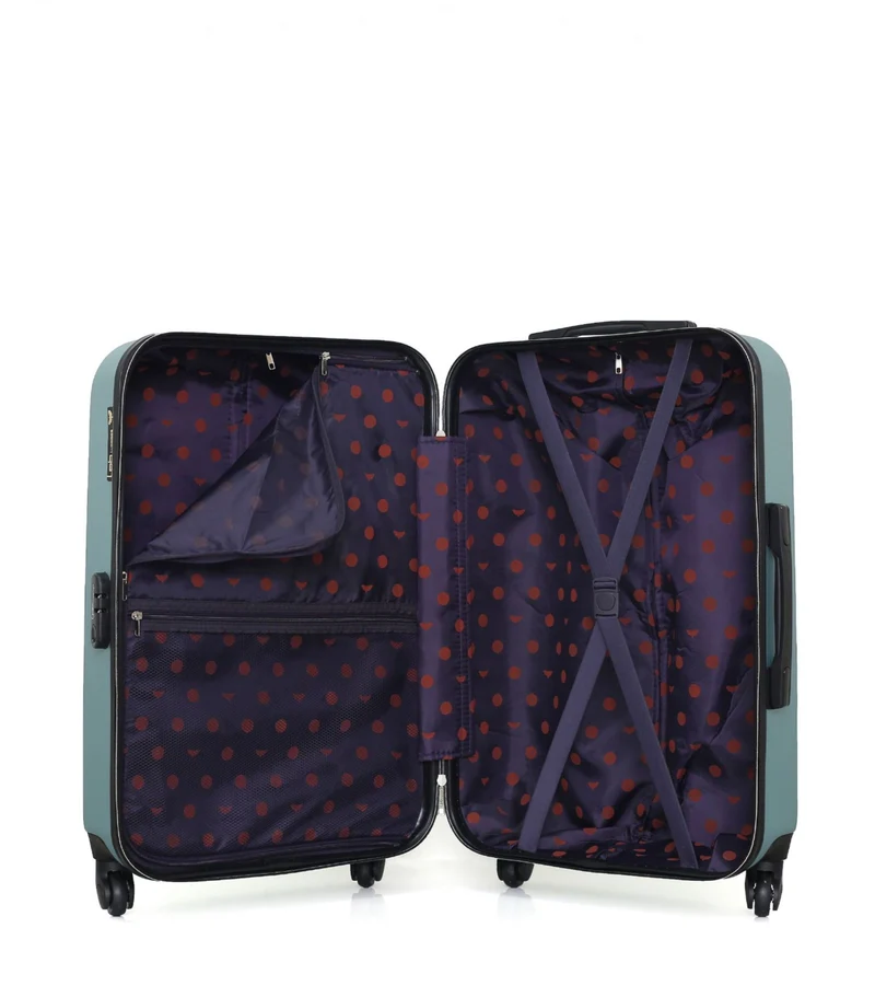 Lot de 2 Valises Rigides Taille Moyenne et Cabine NAIS