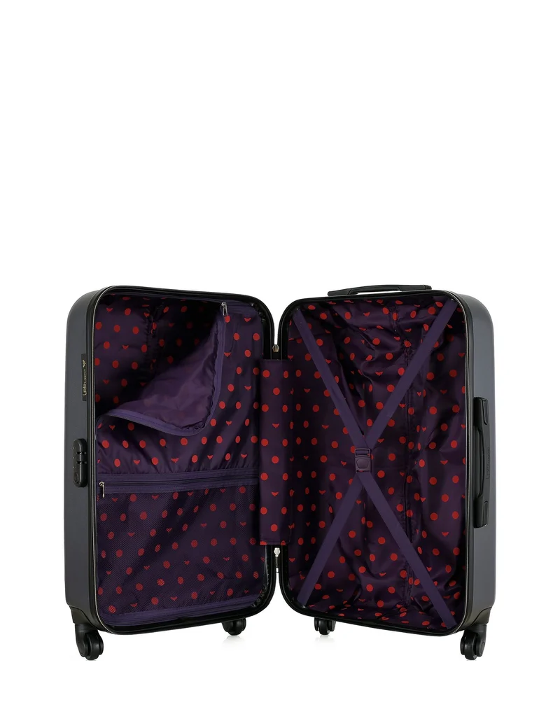 Lot de 2 Valises Rigides Taille Moyenne et Cabine NAIS