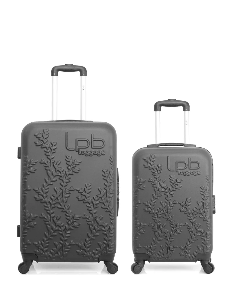 Lot de 2 Valises Rigides Taille Moyenne et Cabine NAIS