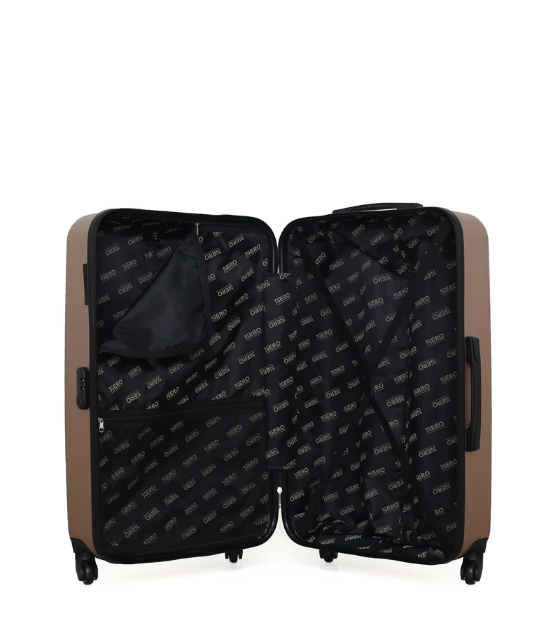Lot de 3 Valises Rigides Grand Format, Cabine et Vanity LIPARI