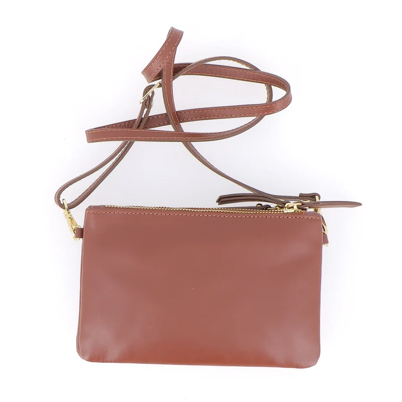 Sac Porté Épaule / Porté Croisé Le Trio - Marron