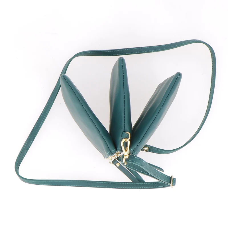 Sac Porté Épaule / Porté Croisé Le Trio - Vert
