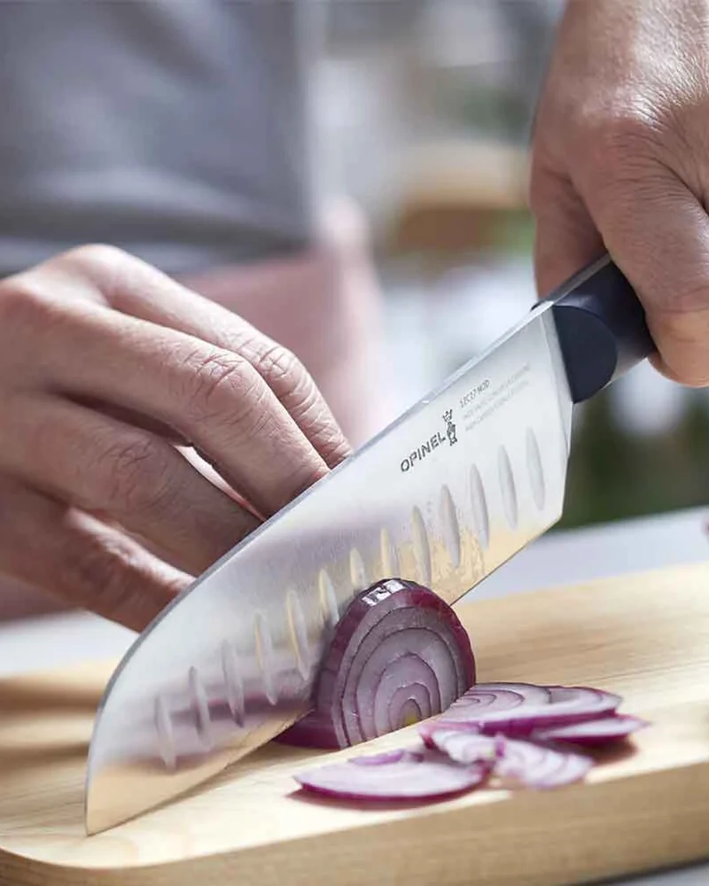 Couteau de cuisine inox Opinel N°219 Santoku à personnaliser
