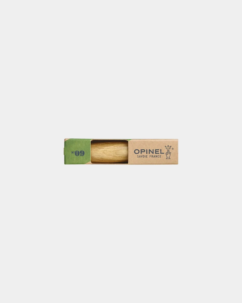 Couteau acier inoxydable Opinel N°09 Chêne à personnaliser